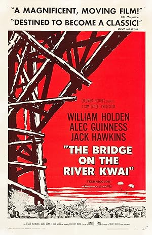 The Bridge on the River Kwai poster